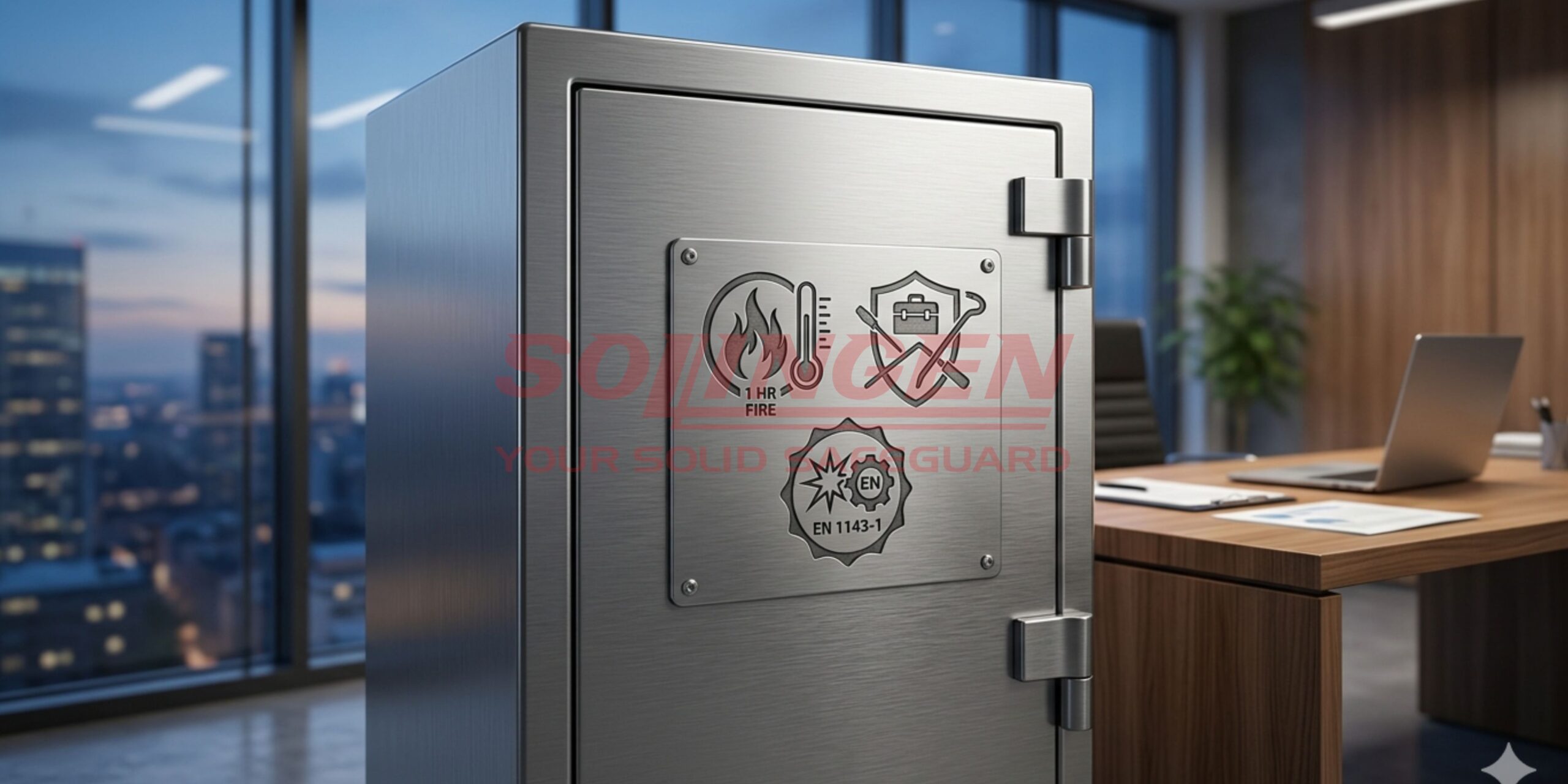 Brankas standar internasional dengan sertifikasi keamanan