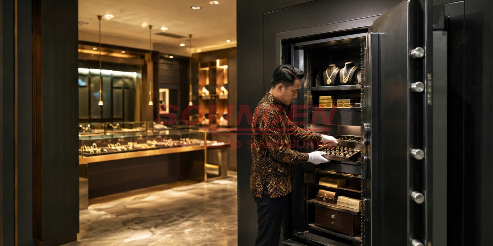 brankas untuk toko emas premium