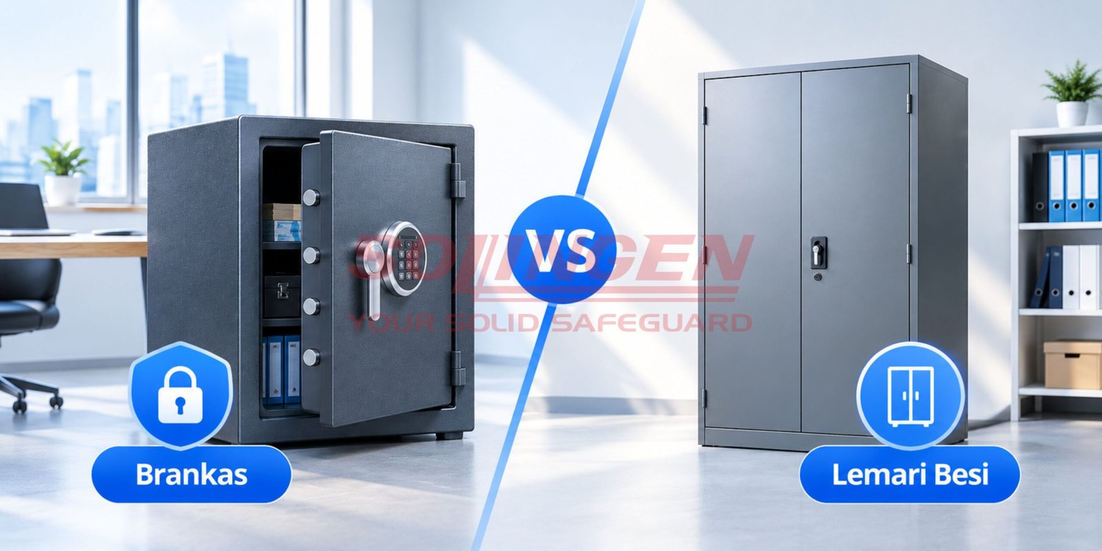 brankas vs lemari besi untuk bisnis